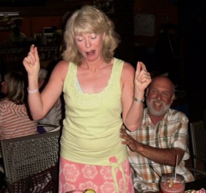 Colleen enjoyed her Birthday at Vagabundos Restaurant