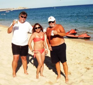 Baja Amigos always enjoy the Happy Hour in Cabo San Lucas!