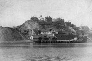Alcatraz Island circa 1895