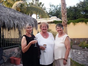 The gals enjoyed themselves