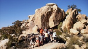 It warmed up nicely for the hike to the cave paintings