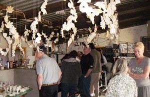 The gang was glad to visit the roadside Onyx Cafe & Shop