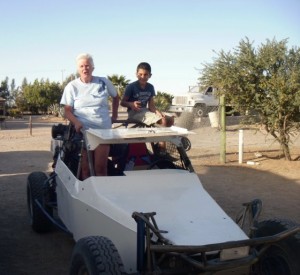 Nigel has a new car and it is much faster!