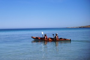 Margie & Dennis enjoyed the kayaking at Tecolote