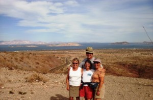 Leland and 3 of the gals