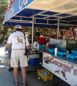 Lunch at George's Tacos was a hit