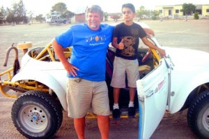 Ted & Nigel prior to departure!
