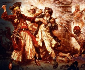 Blackbeard at battle