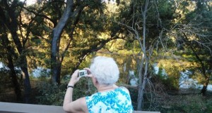 Sylvia collecting Modesto memories