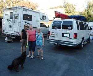 Terry, Lisa & Sylvia at the Pratt's