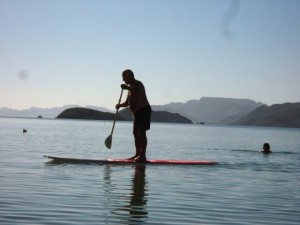 Joe really took to the SUP