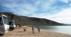 Celebrated Hank's Birthday on Playa Santispac