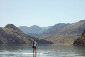 Carl, mastered the SUP in no time