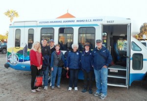 Heading off to see whales, 400 in the lagoon!