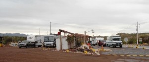 All these RVs had kept them busy at the checkpoint