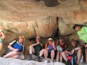 How many explorers can fit into the cave?
