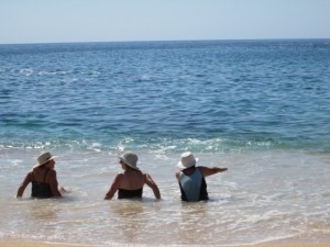 A bunch of bums, in the surf. IMG_0602