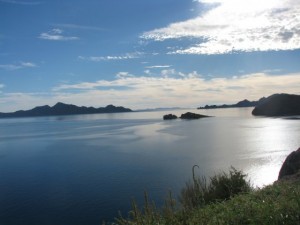 A body break view of Bahia Concepcion