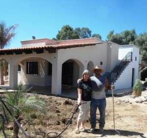 Their house was almost finished