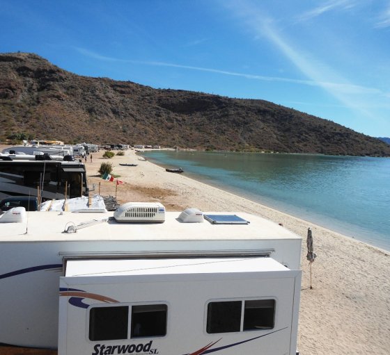 On this day I counted 48 RVs