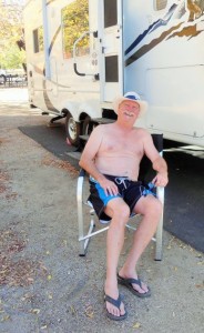 I promised David he will look browner when he leaves Baja!