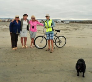 On the beach at Fidel's