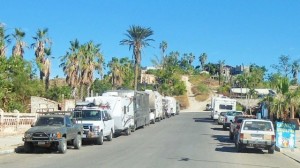 Parked for our visit to Todos Santos