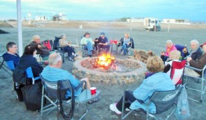 Everyone enjoyed the Hot Dog Roast at Fidel's