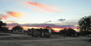 Sunset in Catavina is beautiful
