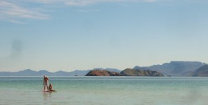 Daniel & Lise on the Paddleboard