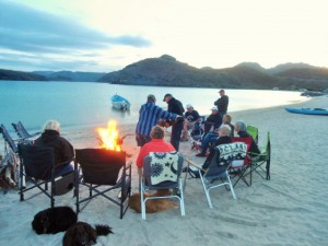 Everyone likes the fire Bruce & Marian bring to the Potluck