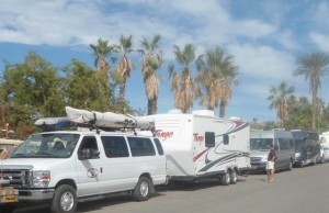 We have a great parking spot in Todos Santos