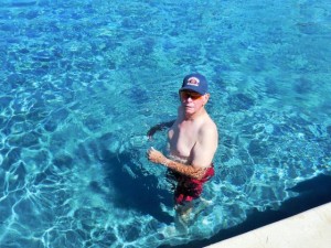Bob is in the pool!