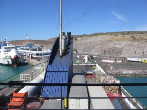 The ferry to Mainland.