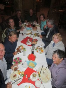 Supper at Mario's palapa.
