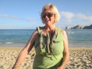 Linda just likes to wear them.