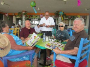 You run into the same people all the time, in La Paz.