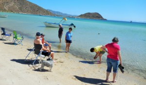 Gang enjoyed Playa Santispac