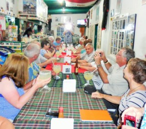 Everyone ate at Rice & Beans for dinner