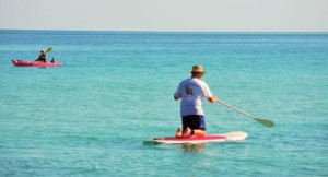 Chucjk tried out the SUP at Tecolote
