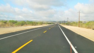 Hwy 1 much improved into La Paz