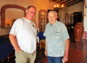 Chck was pleased to meet the Hotel Serenidad Owner, Don Johnson