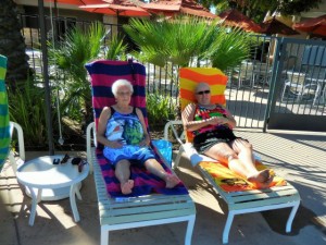 This is relaxing in the shade at 34C