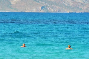 Jim & Deb Swimming 