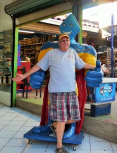 Jim with Mr.V