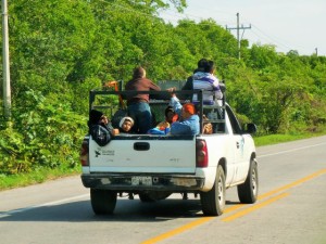 Lots of Mexicans in this truck