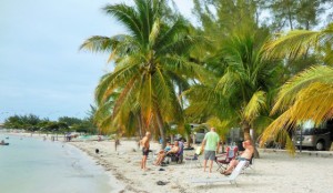 On the beach at Freedom Shores