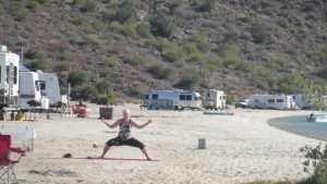 Lorraine exercises., putting us all to shame.