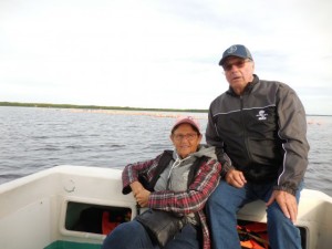 Grant & Anita enjoyed the Flamingos