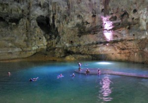 Swimming in a Cenote